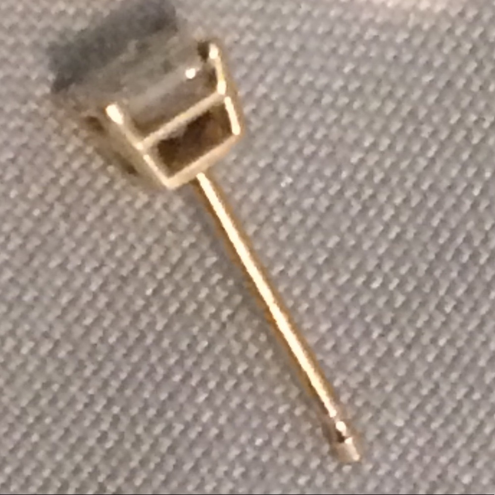 14k gold single earring